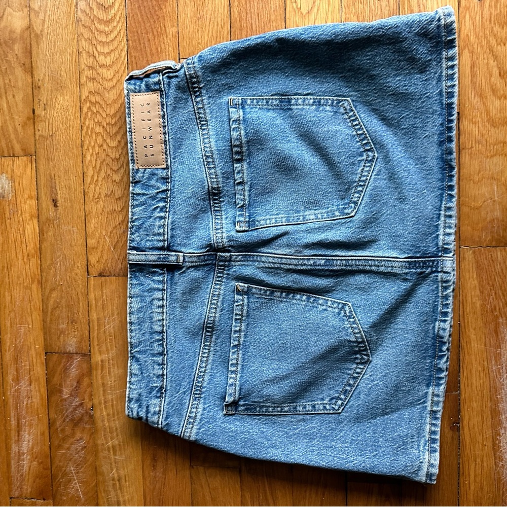 PacSun Classic Blue Denim Skirt